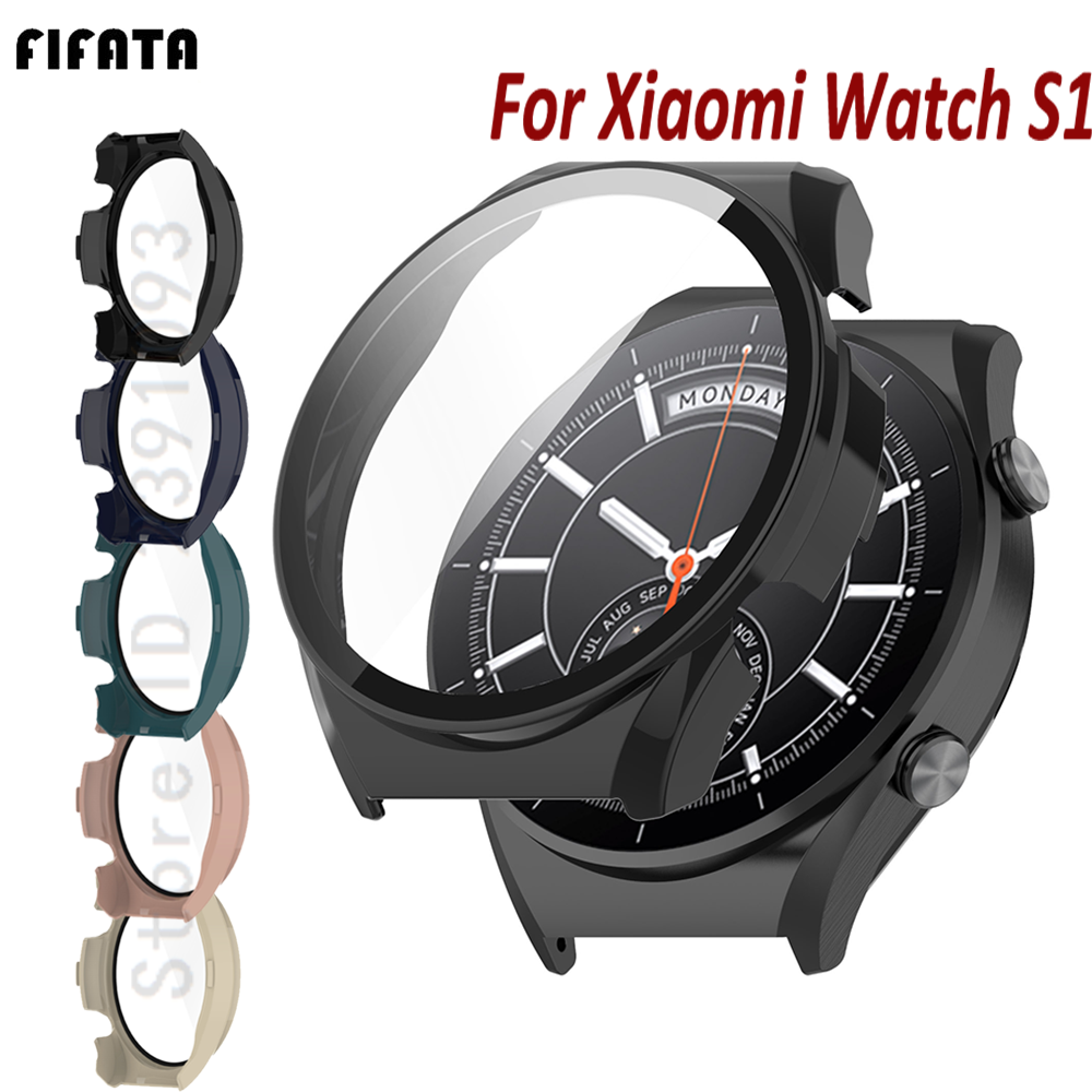 Silicone Watch Band 22Mm - Étui de protection en verre pour
