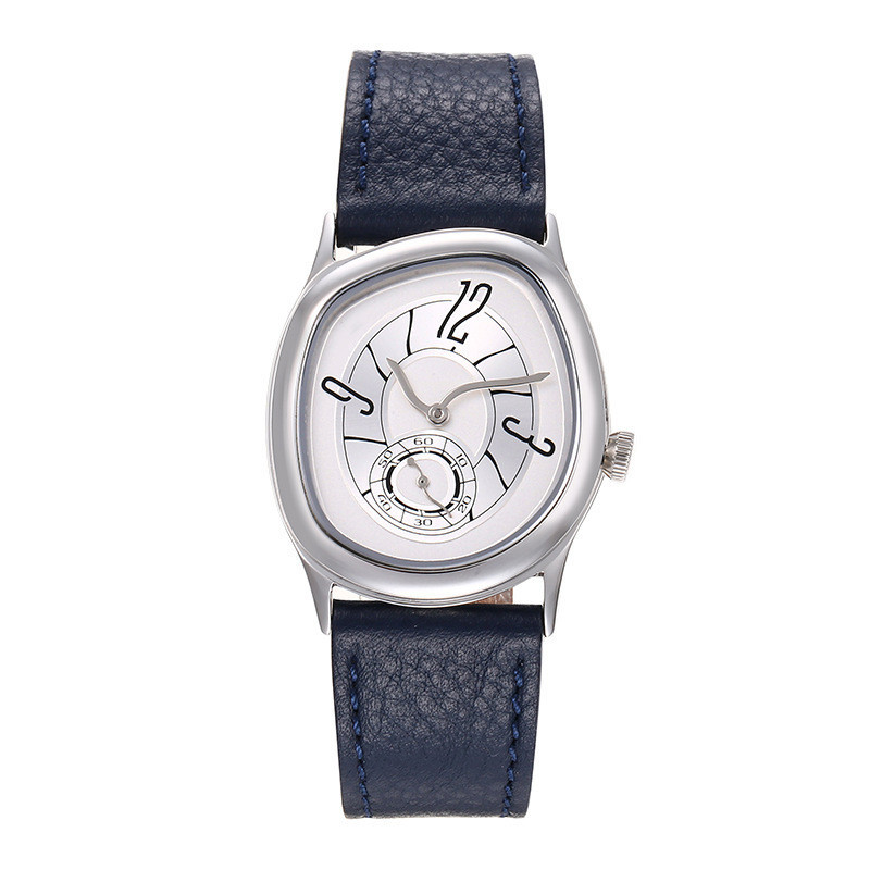 Leather Watch Band Men - Montre originale torsadée unique nouvellement conçue