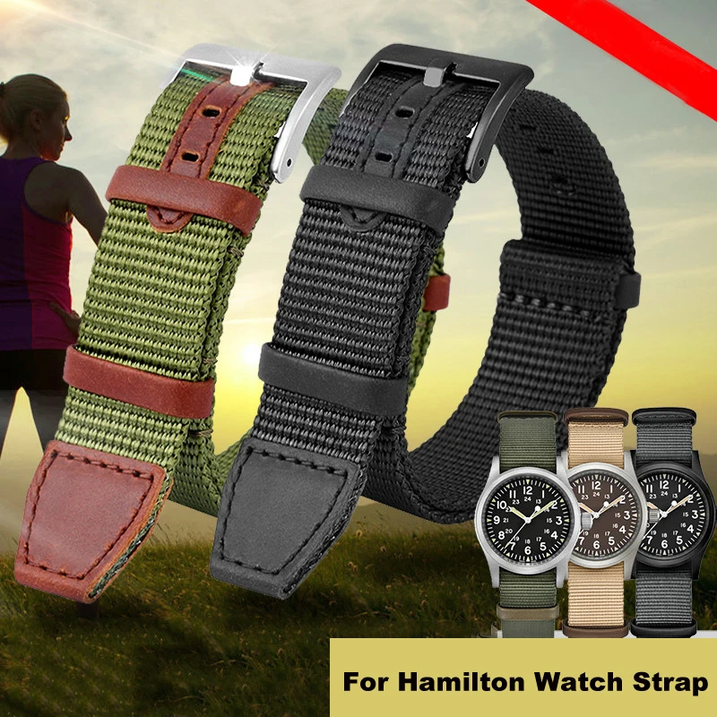 Nato Strap Nylon - Haute qualité Nylon 20mm 22mm Bracelet