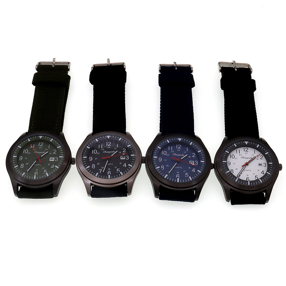 Canvas Strap Watch - Montre à quartz de luxe pour