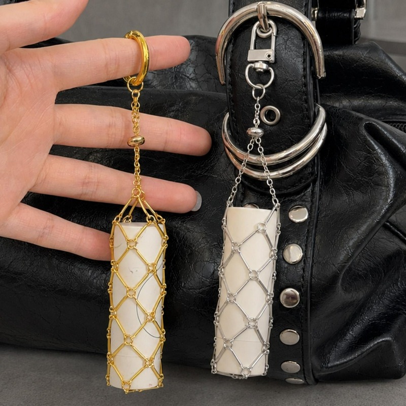 Mesh Strap Metal - Sac en filet métallique portable pour