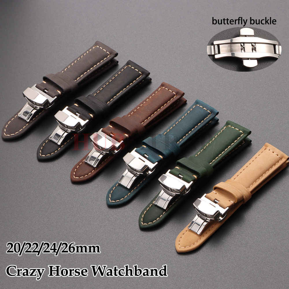 Suede Strap Watch - Bracelet de montre en cuir de