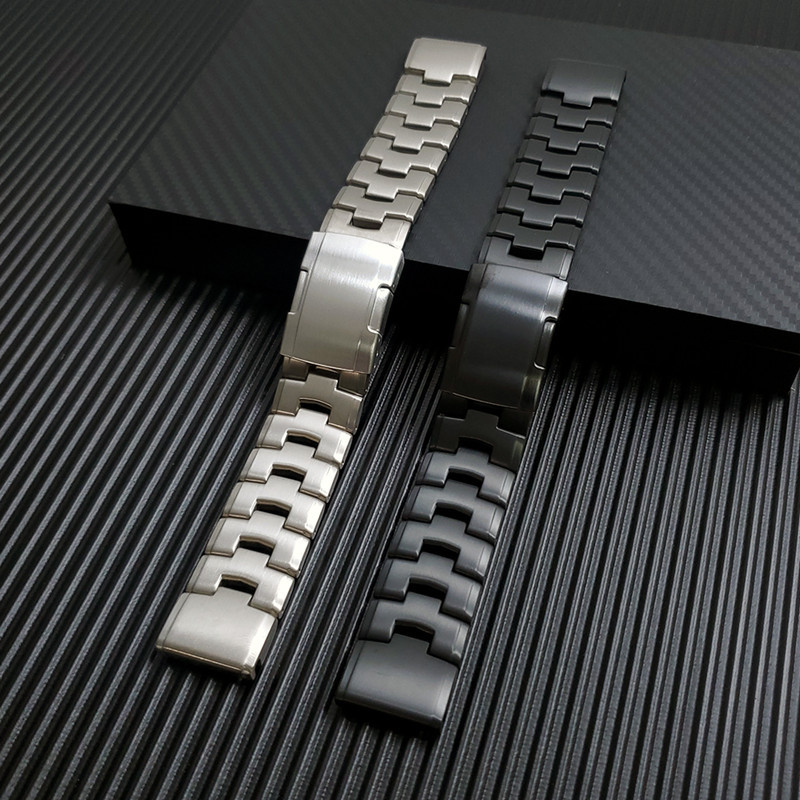 Leather Strap Quick Release - Bracelet à trois maillons en alliage