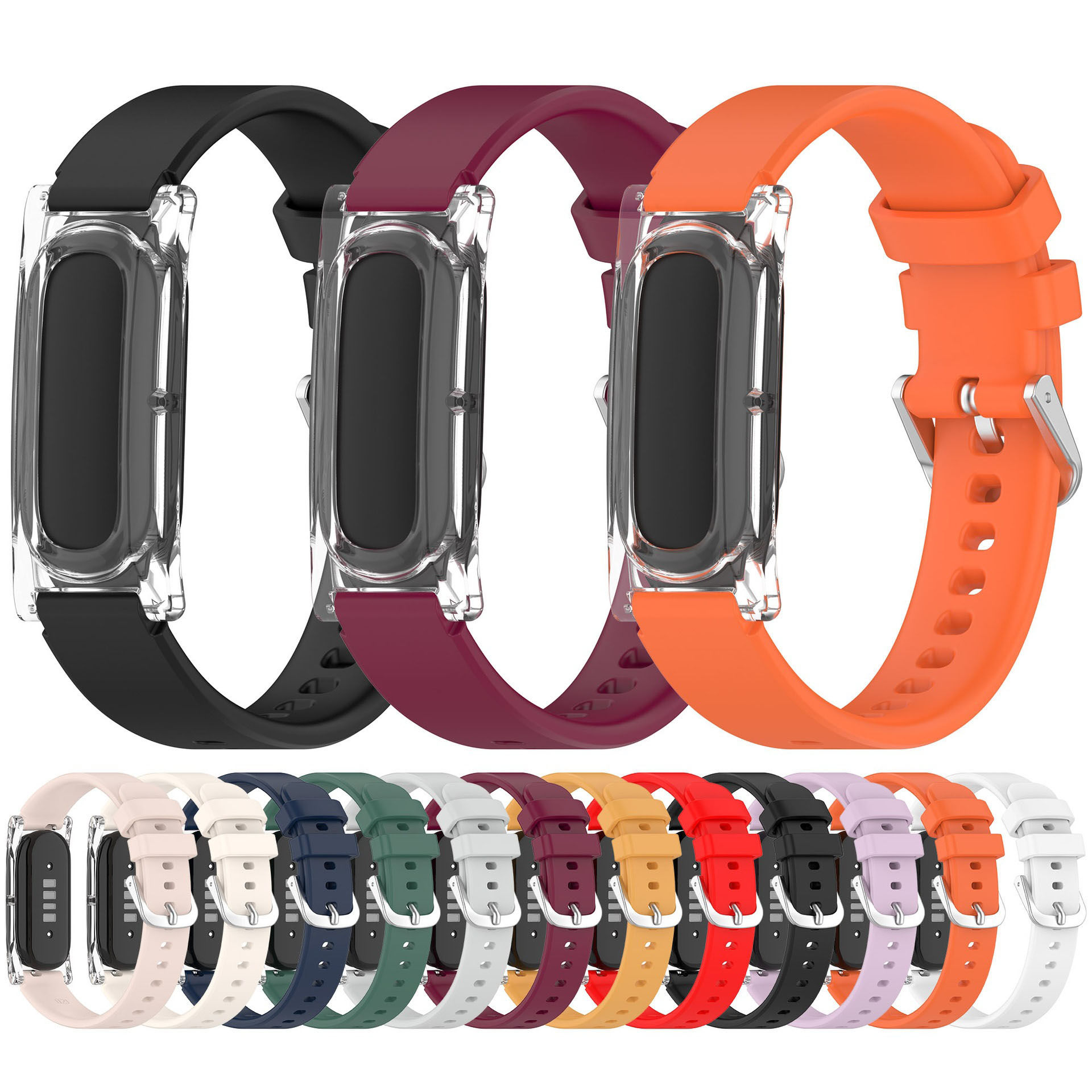 Silicone Band Women - Bracelet en silicone compatible avec Google