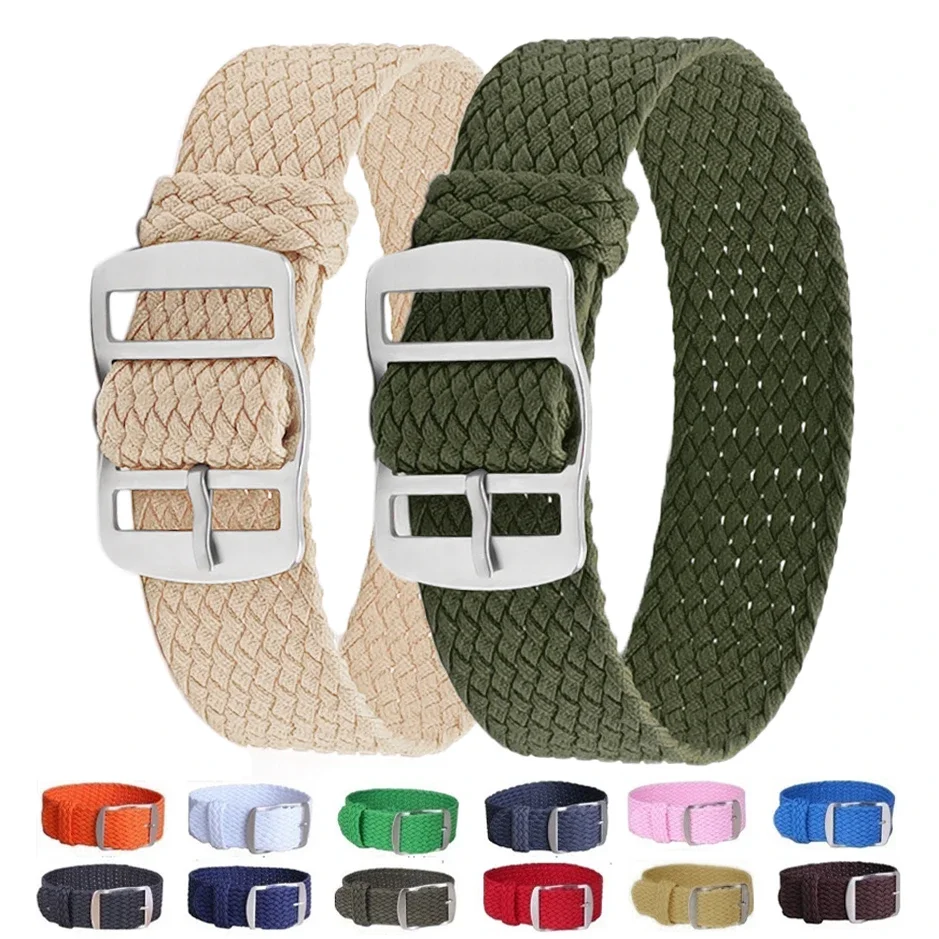 14mm 16mm 18mm 20mm 22mm Perlo - Perlon Strap Woven avis et prix