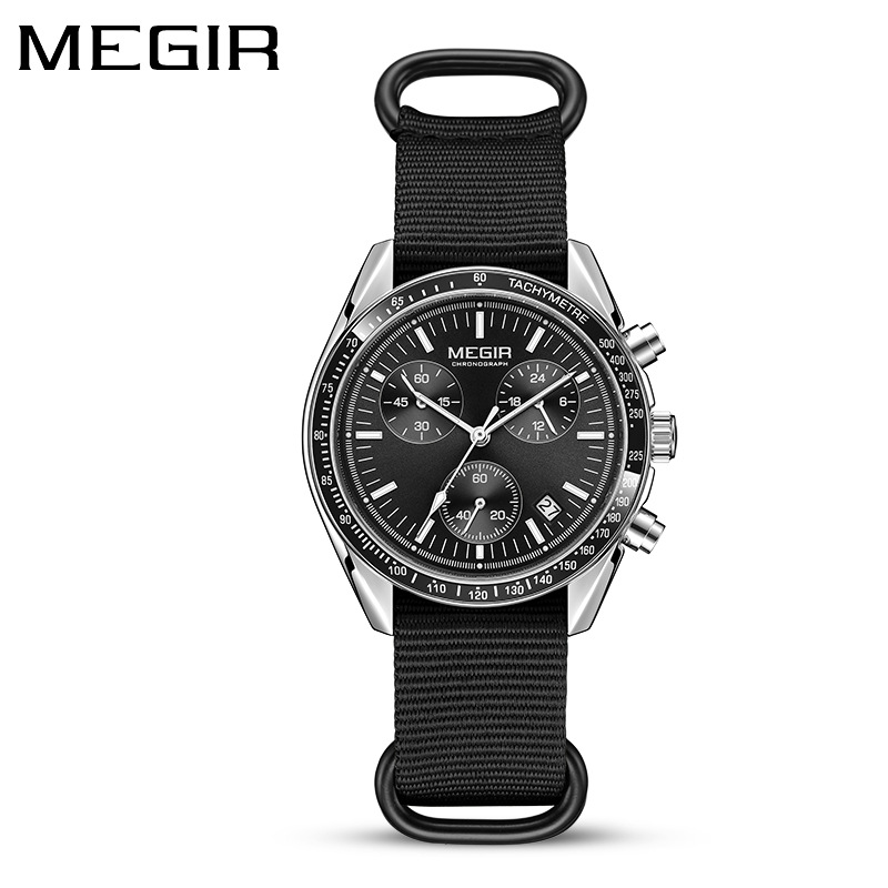 MEGIR 2247 Nouvelle montre de  - Canvas Strap Watch avis et prix