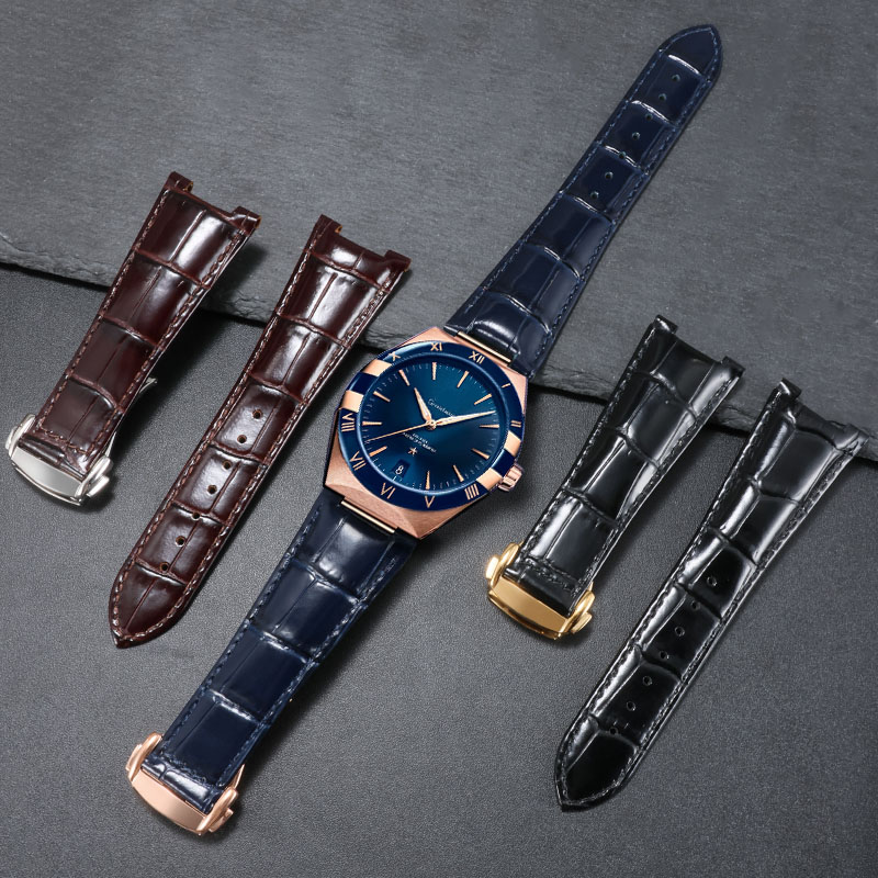 Bracelet de montre en cuir vér - Omega Watch Constellation avis et prix