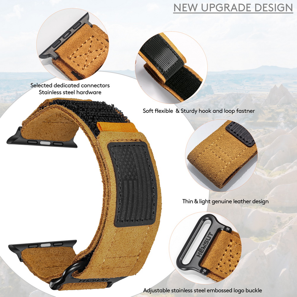 Bracelet de montre en cuir de  - Suede Strap Watch avis et prix