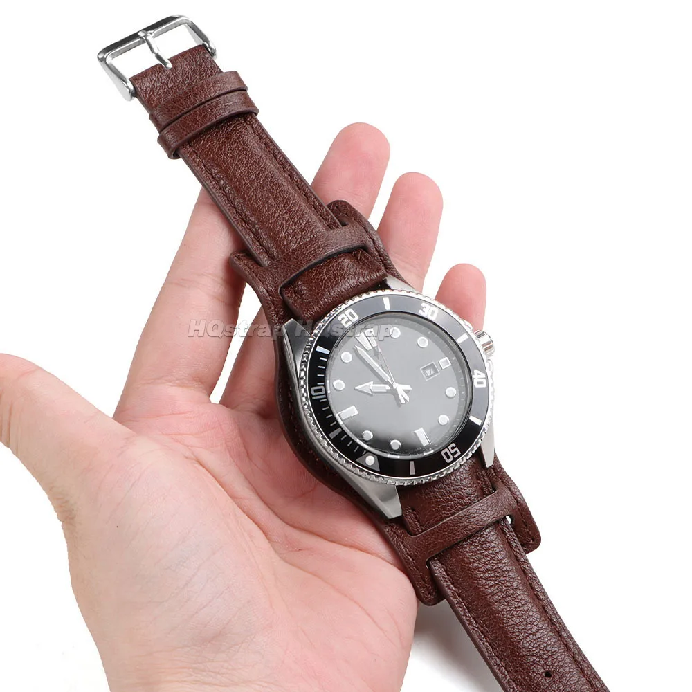 Bracelet de montre en cuir vér - Omega Watch Speedmaster avis et prix