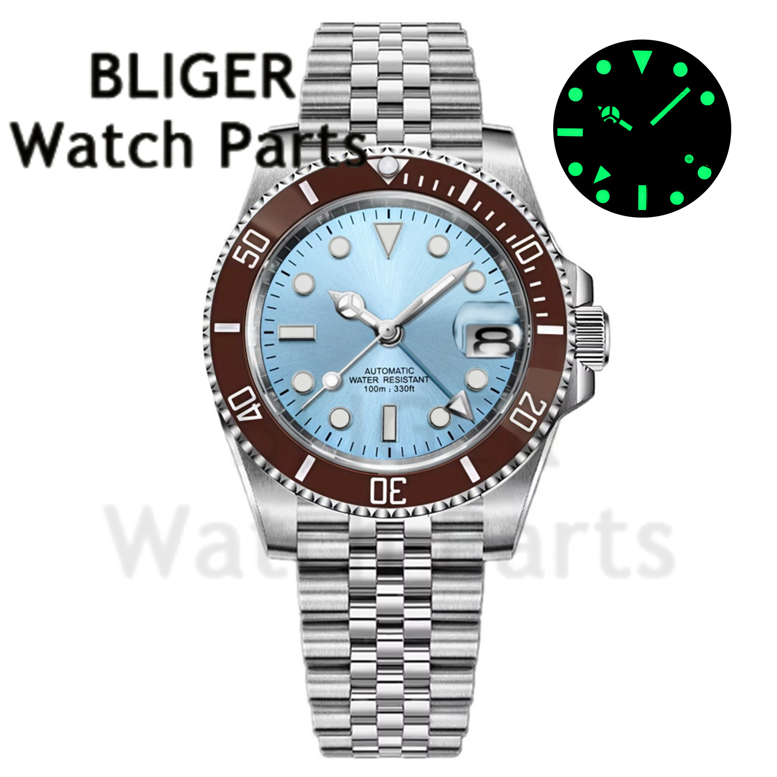 Montre-bracelet mécanique pour - Stainless Bracelet Diver avis et prix