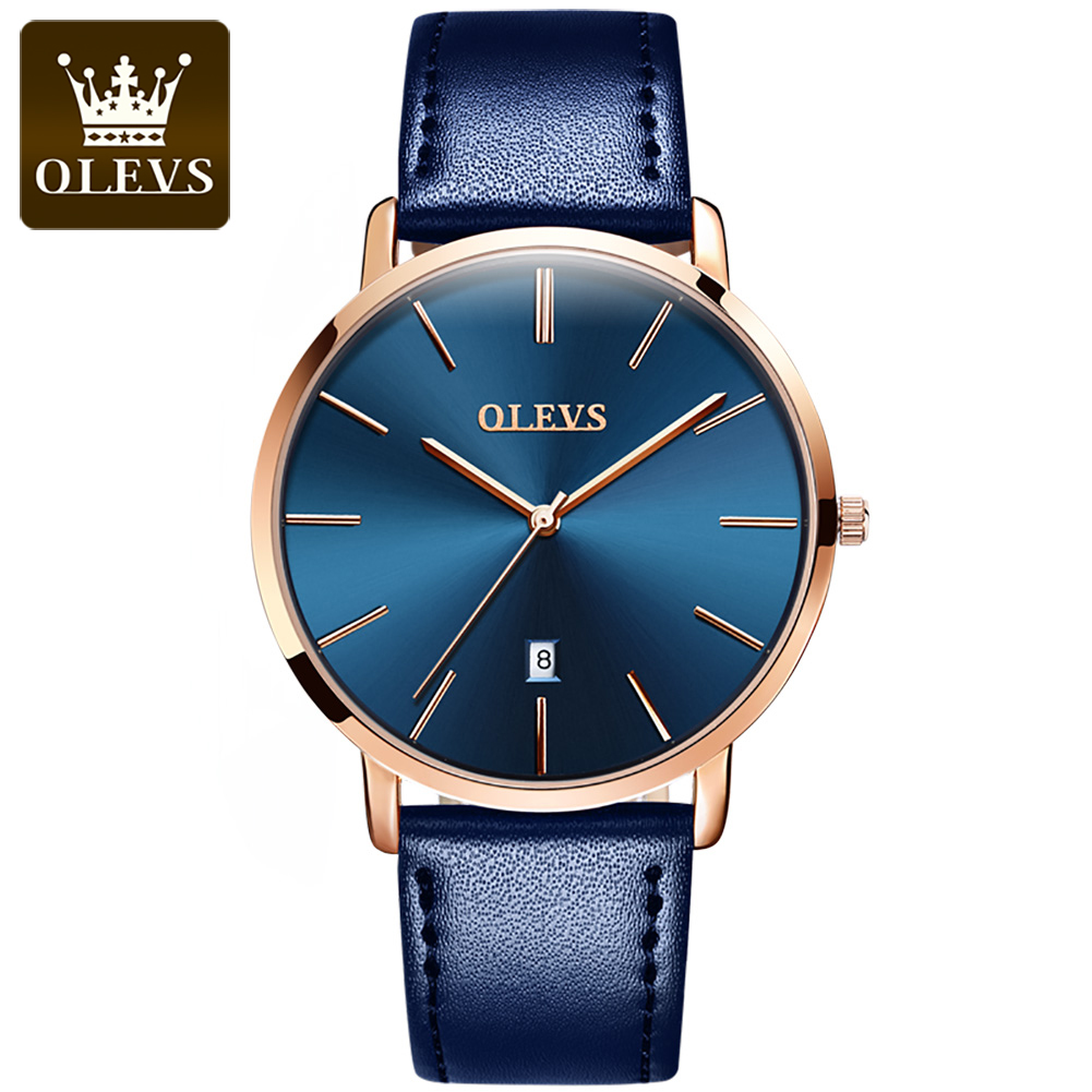 Montre à Quartz originale OLEV - Leather Watch Band Men avis et prix